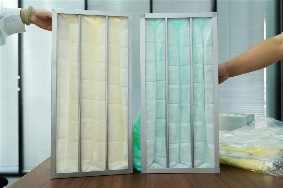 Belüftungssystem Aluminiumrahmen F7 F8 F9 Taschenluftfilter